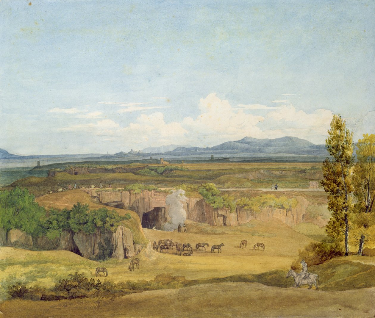 Vista de la Campiña Romana de Johann Christoph Erhard