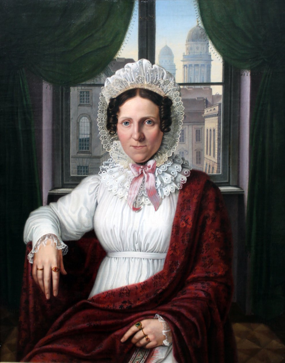Retrato de la Sra. Luise Mila de Johann Erdmann Hummel