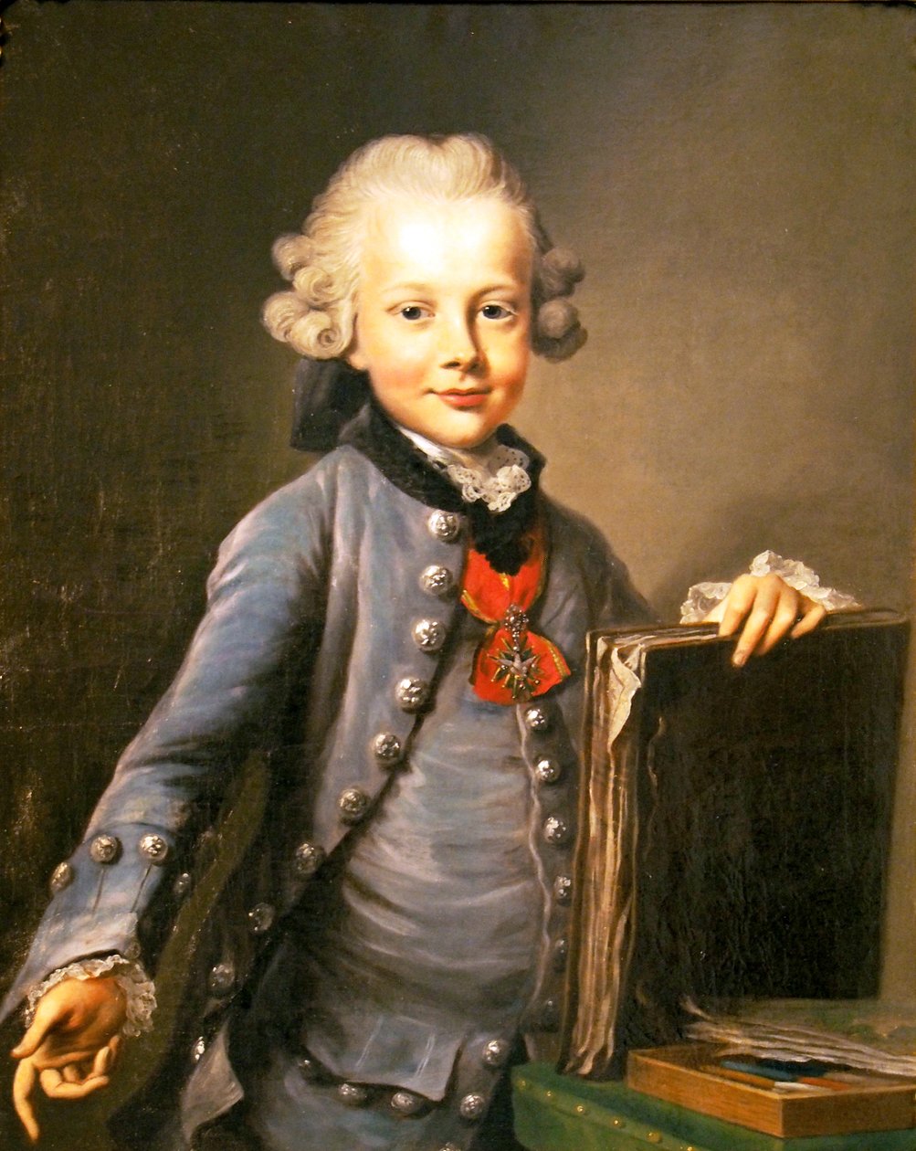 Príncipe Federico Fernando Constantino de Sajonia-Weimar-Eisenach (1758-1793) de Johann Georg Ziesenis