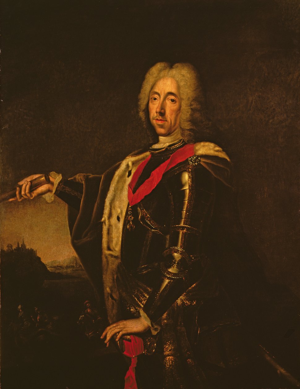 Retrato del Príncipe Eugenio de Saboya, 1730s de Johann Kupetzky