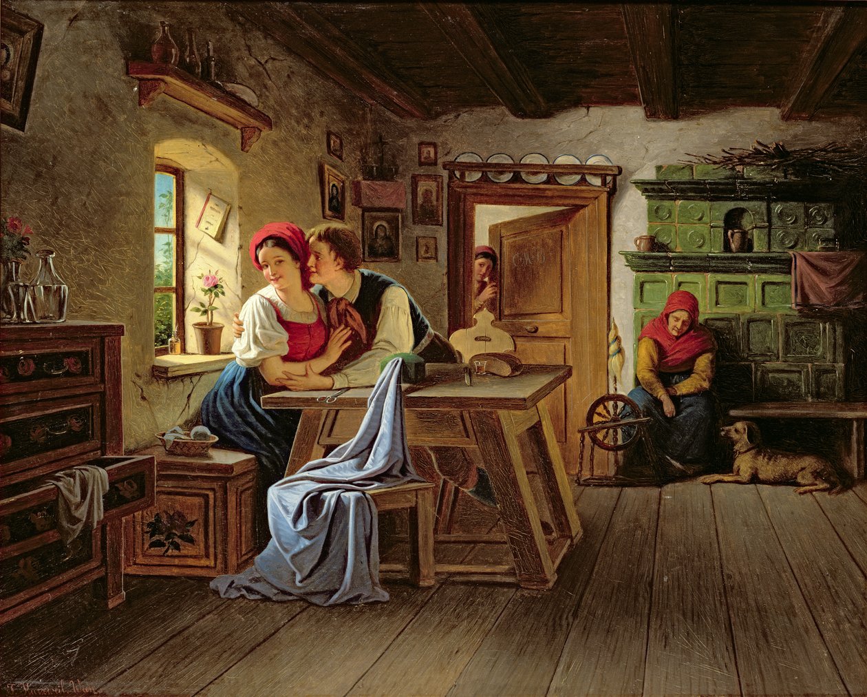 Amantes en la Cocina de Johann Kurtweil