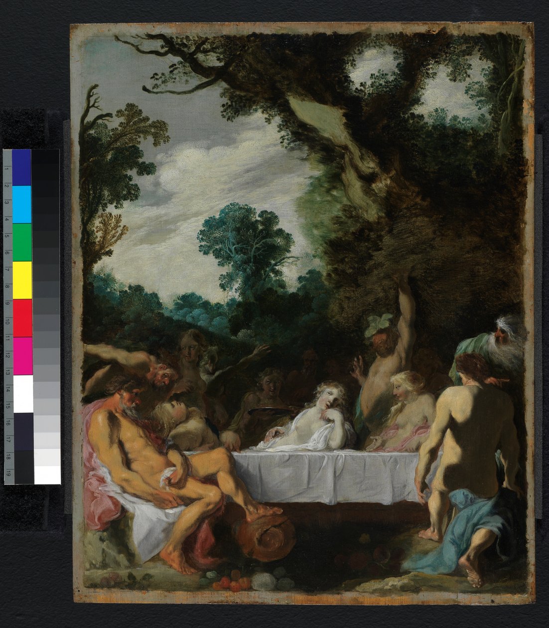 Una fiesta bacanal, c.1617 de Johann Liss or Lis or von Lys