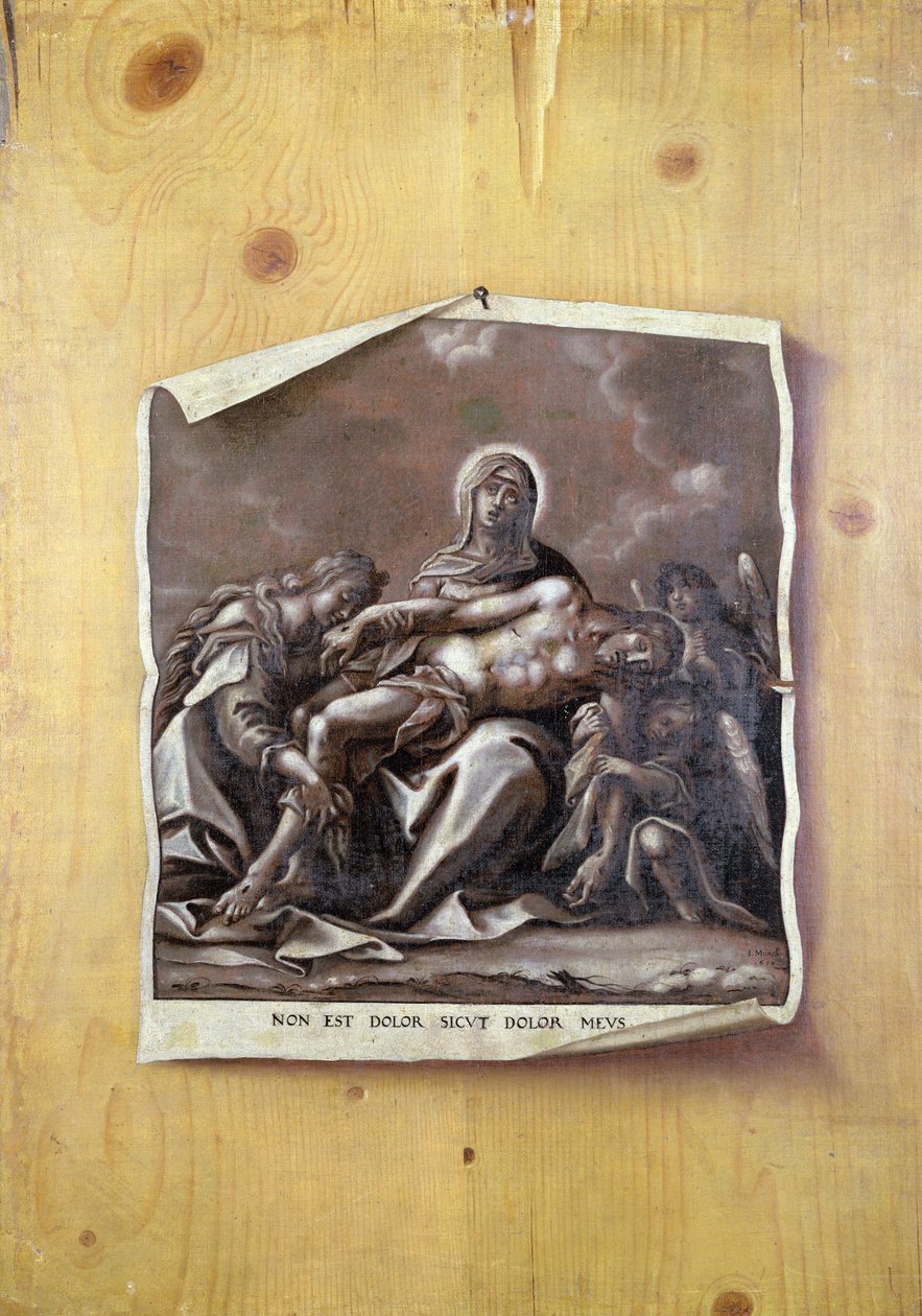 Trampantojo con Pieta de Johann Minck