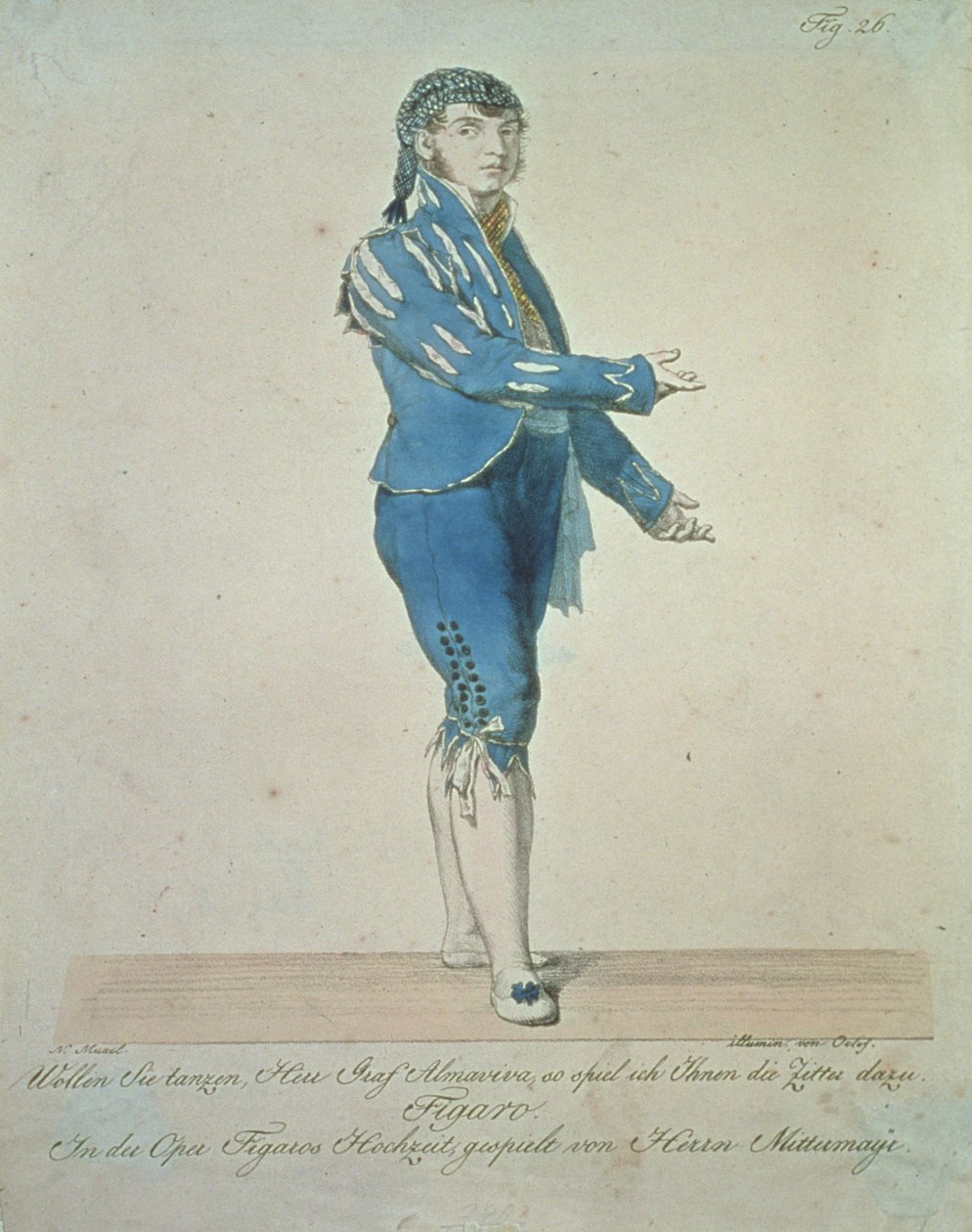 Fígaro, ayuda de cámara del Conde Almaviva, de 