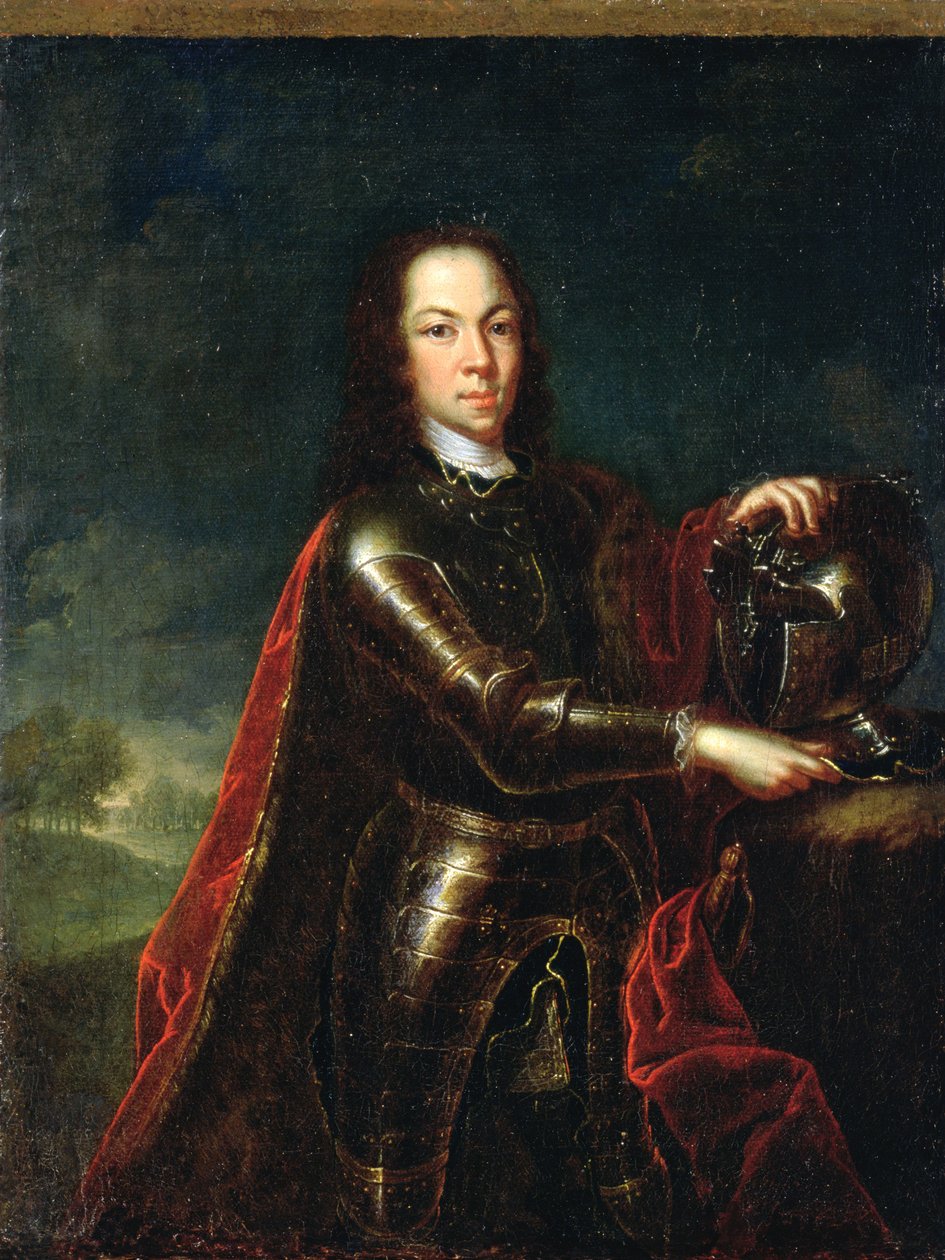 Retrato del Zarevich Alexei Petrovich de Rusia (1690-1718), 1728 de Johann Paul Luedden