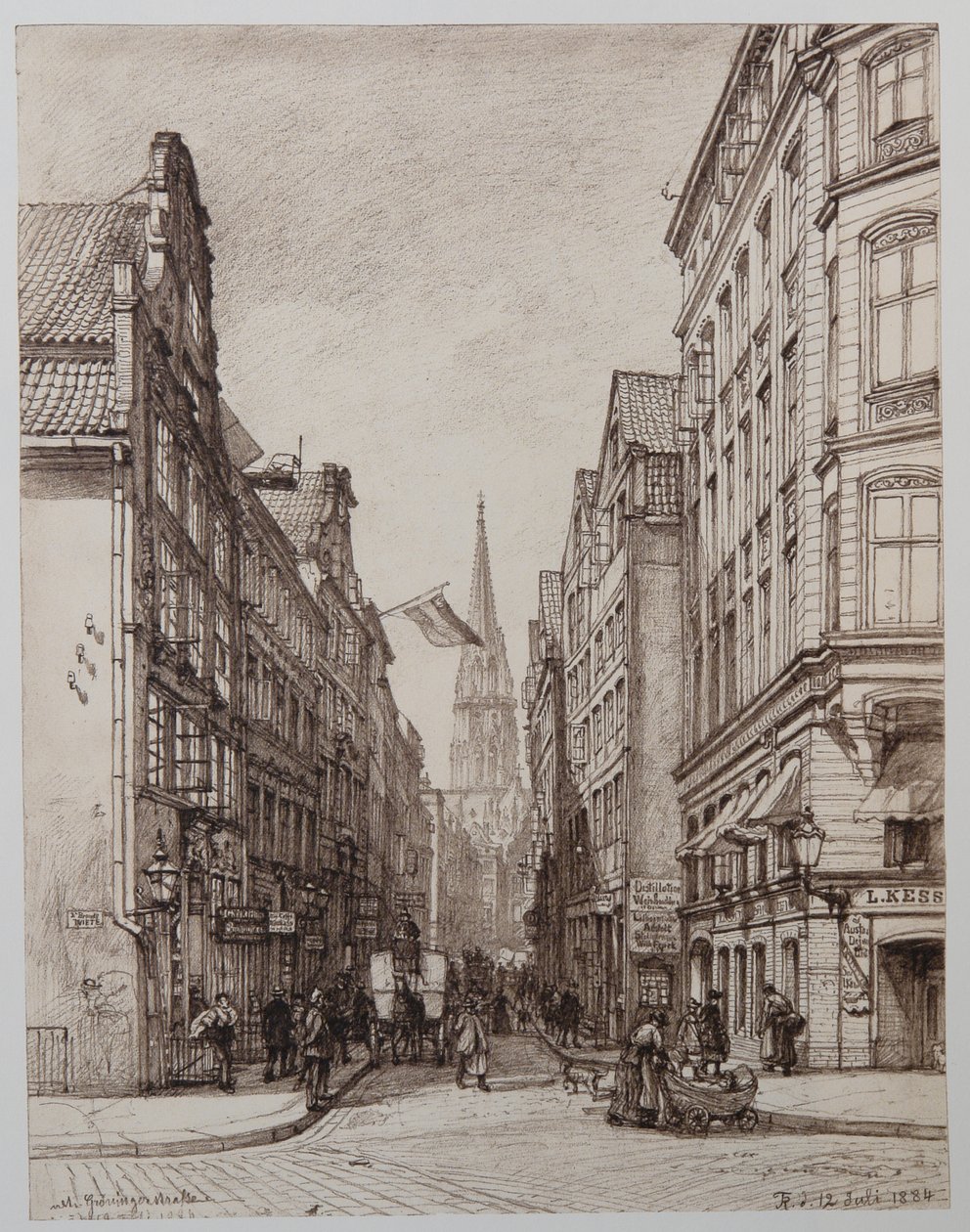 Calle Gröninger Vieja de Johann Theobald Riefesell