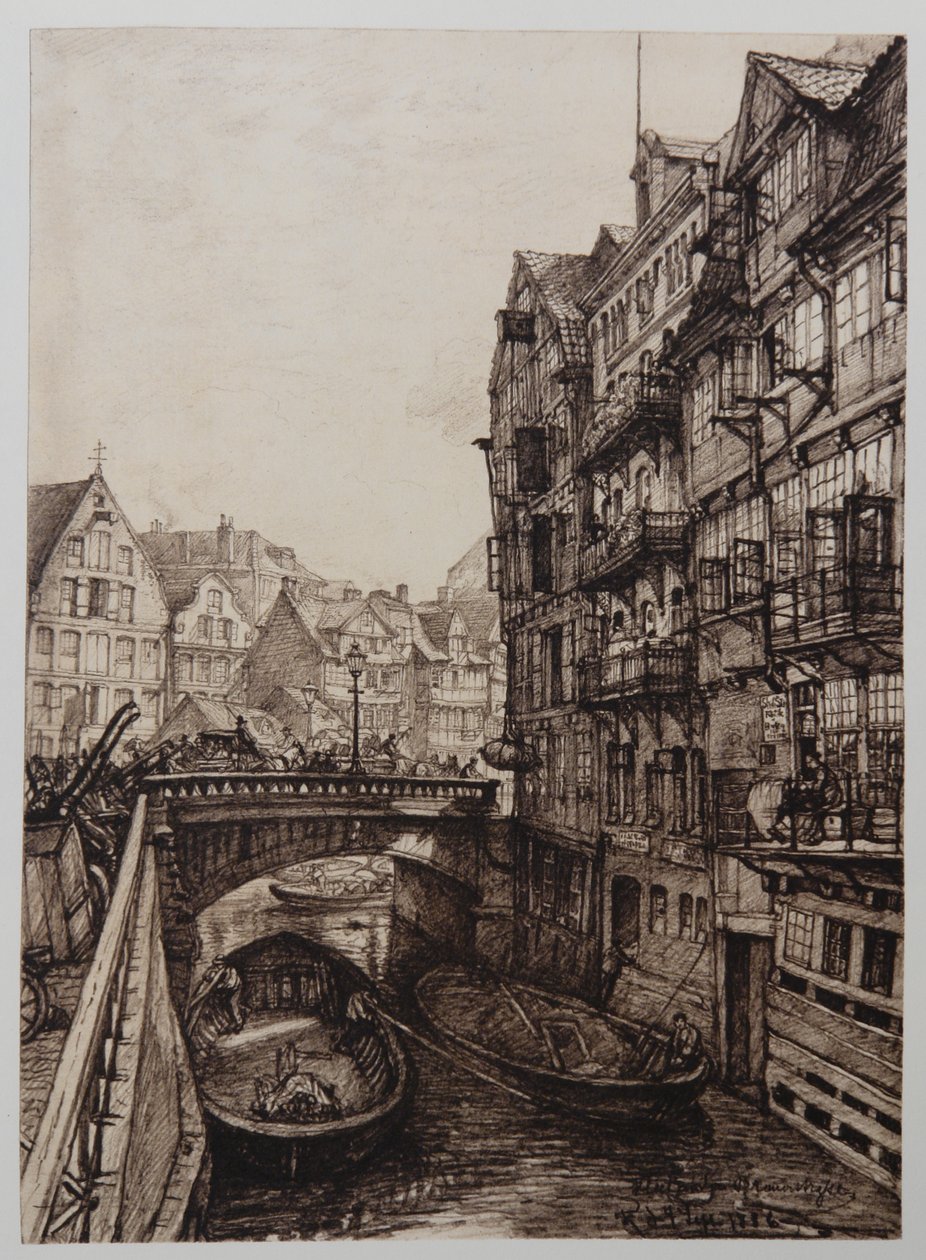 Fleet-an-der-Brauerstraße de Johann Theobald Riefesell