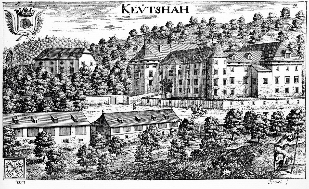 Castillo de Keutschach en Carintia de Johann Weikhard von Valvasor