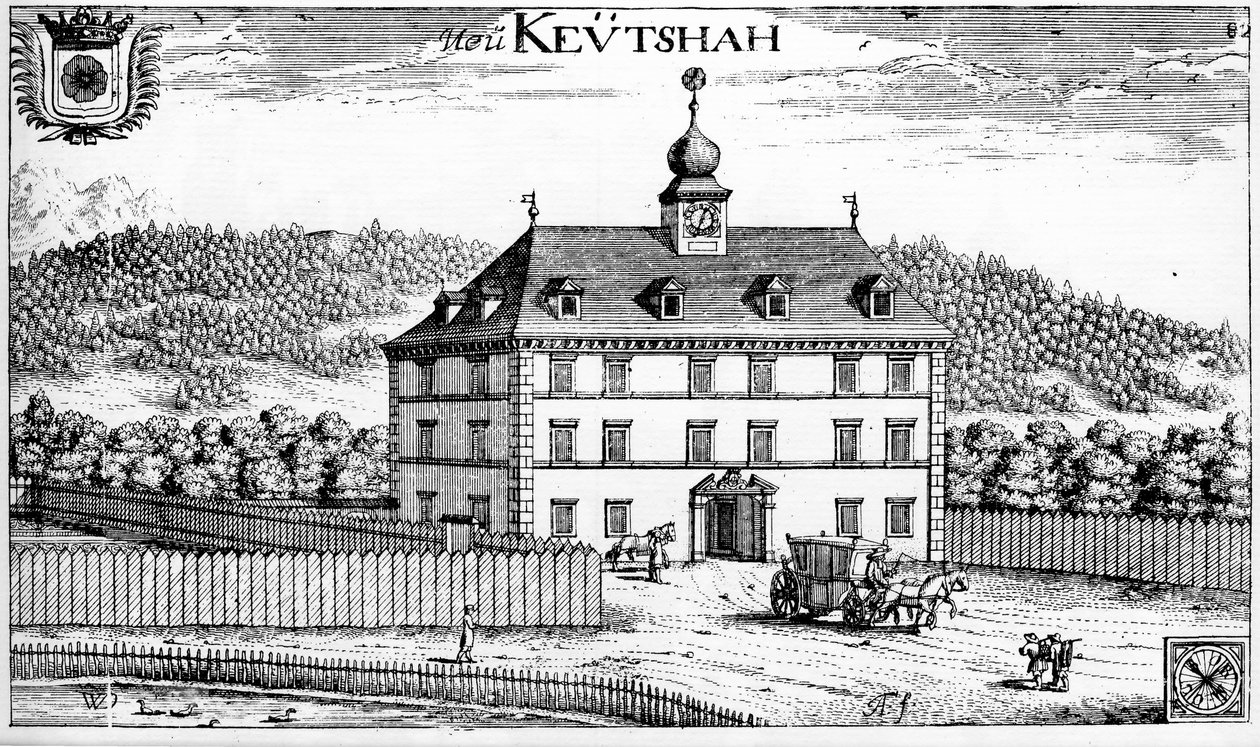 Castillo de Keutschach en Carintia de Johann Weikhard von Valvasor