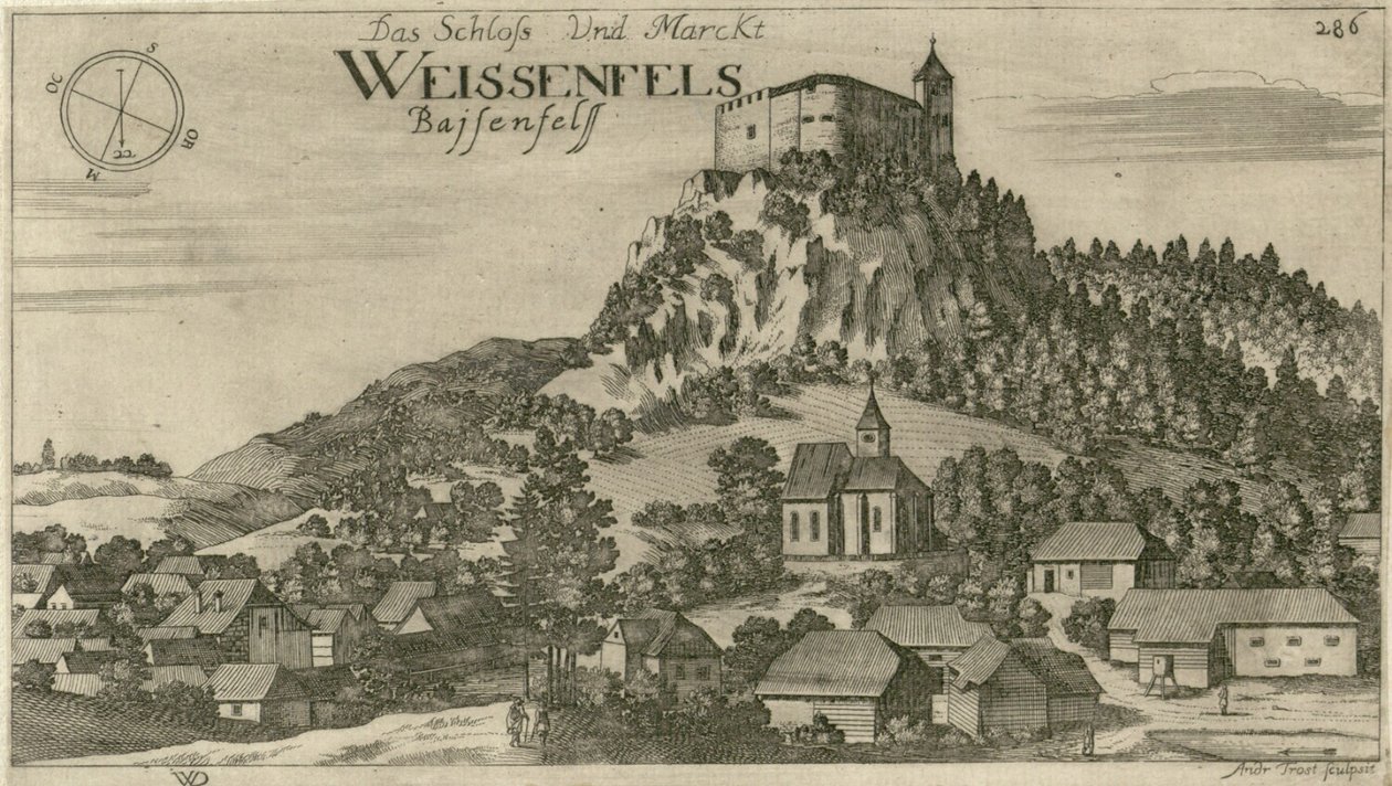 Grad Bela pe de Johann Weikhard von Valvasor