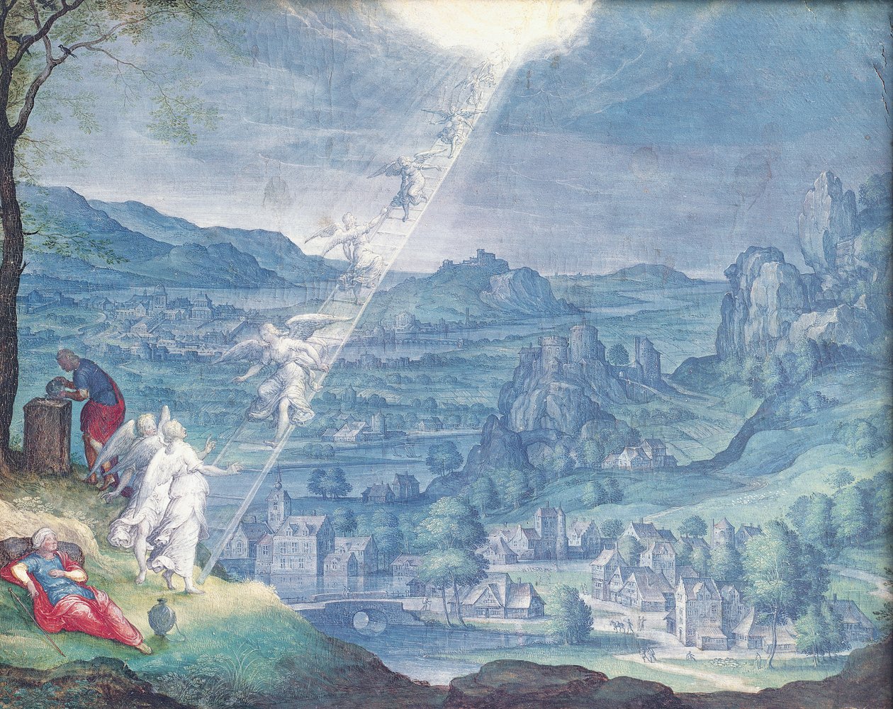 El sueño de Jacob de Johann Wilhelm Baur