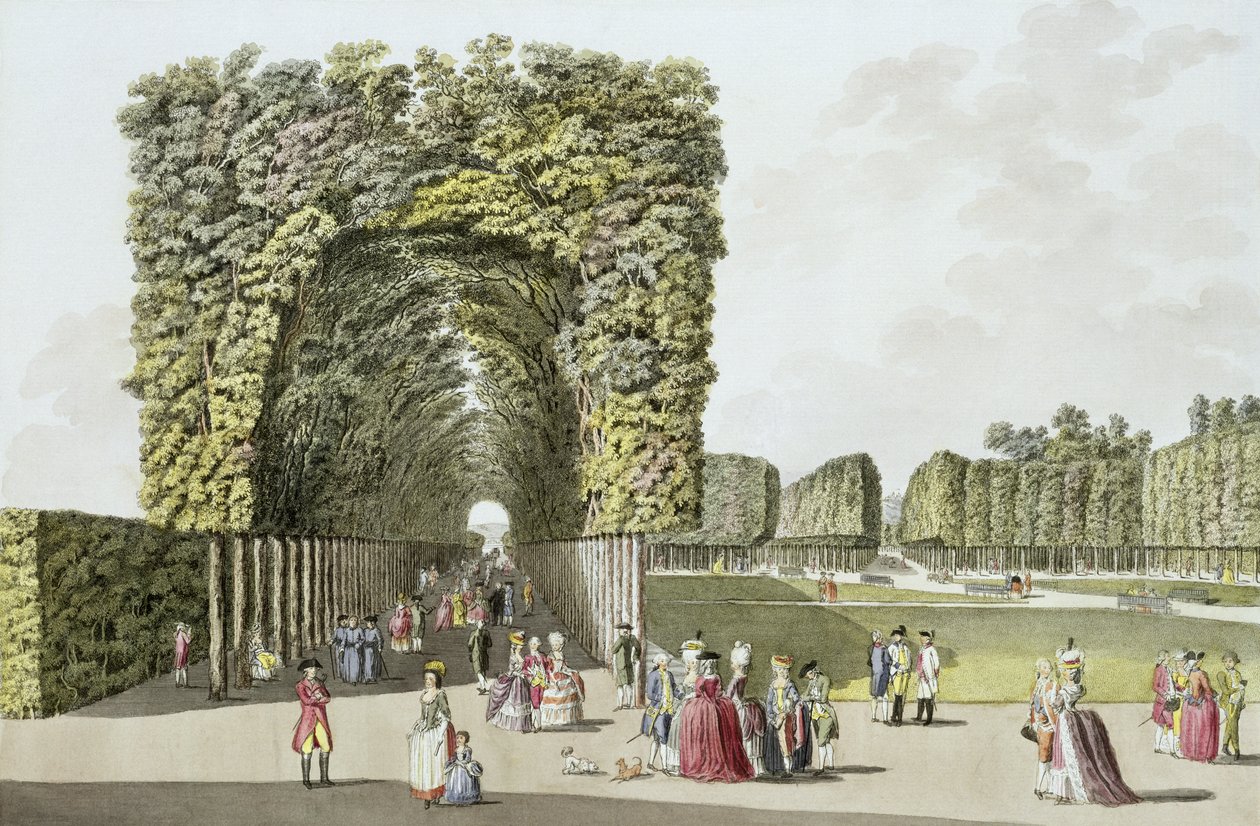 Parte del jardín en Ausgarten, Viena, de 