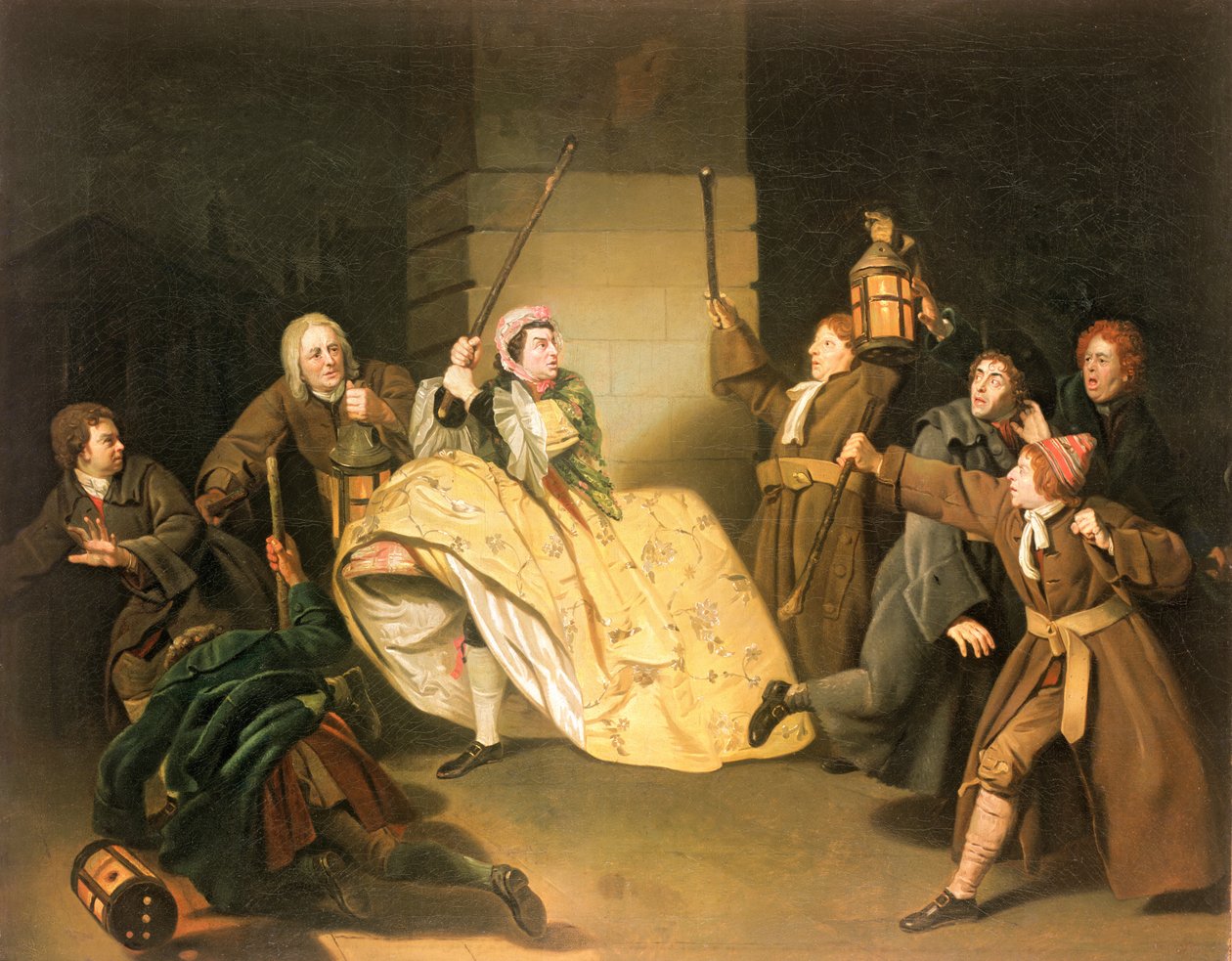David Garrick como Sir John Brute en 