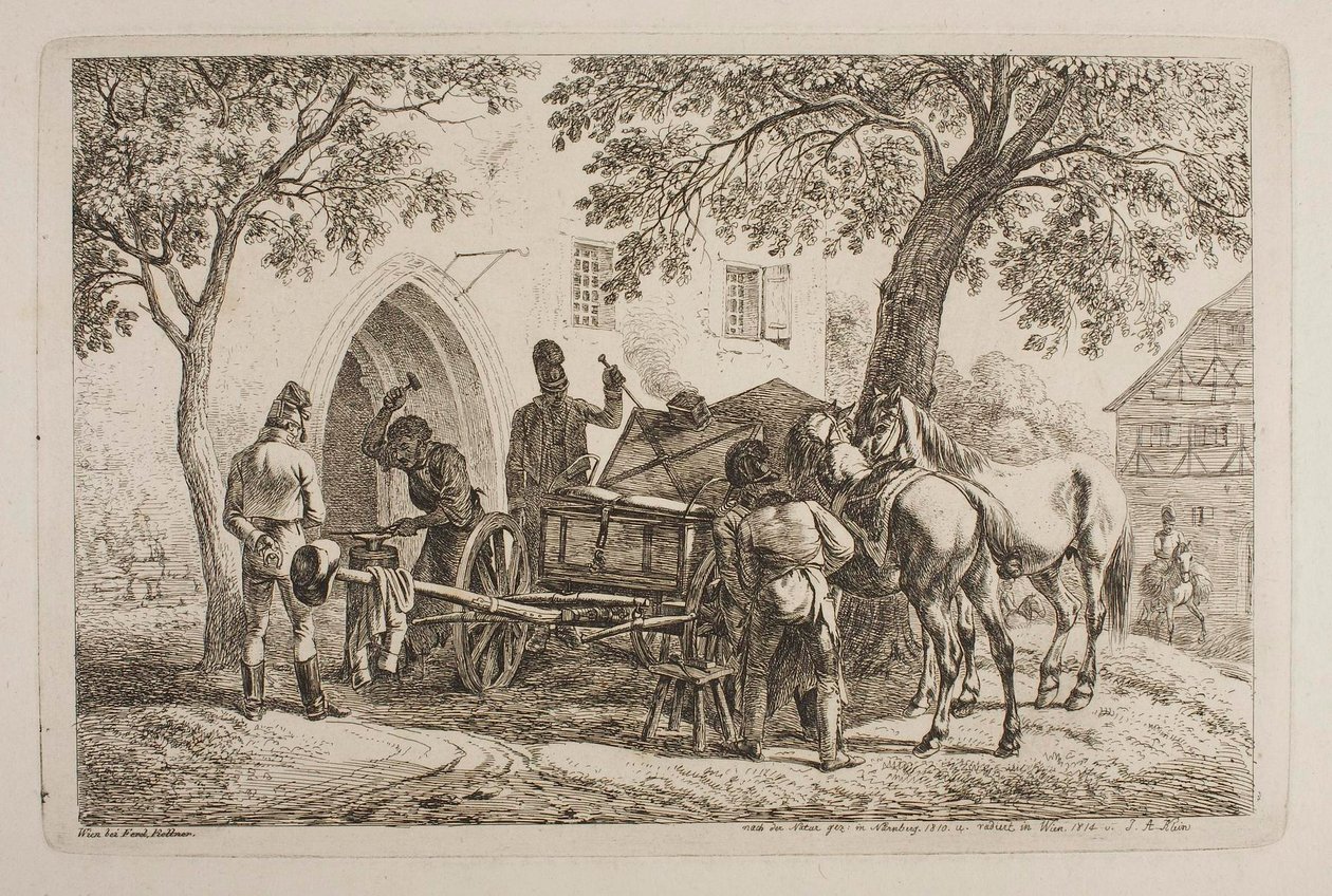 Forja de campo bávara de Johann Adam Klein