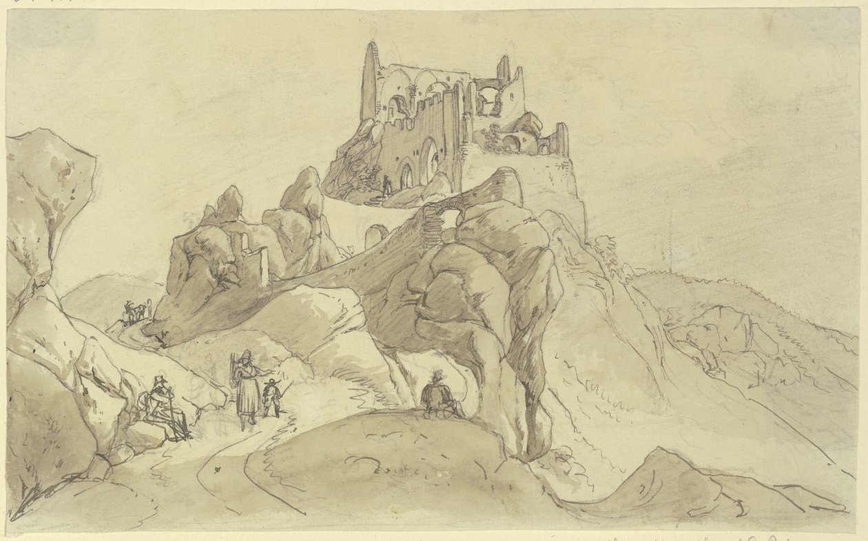 Ruina de castillo de Johann Adam Klein