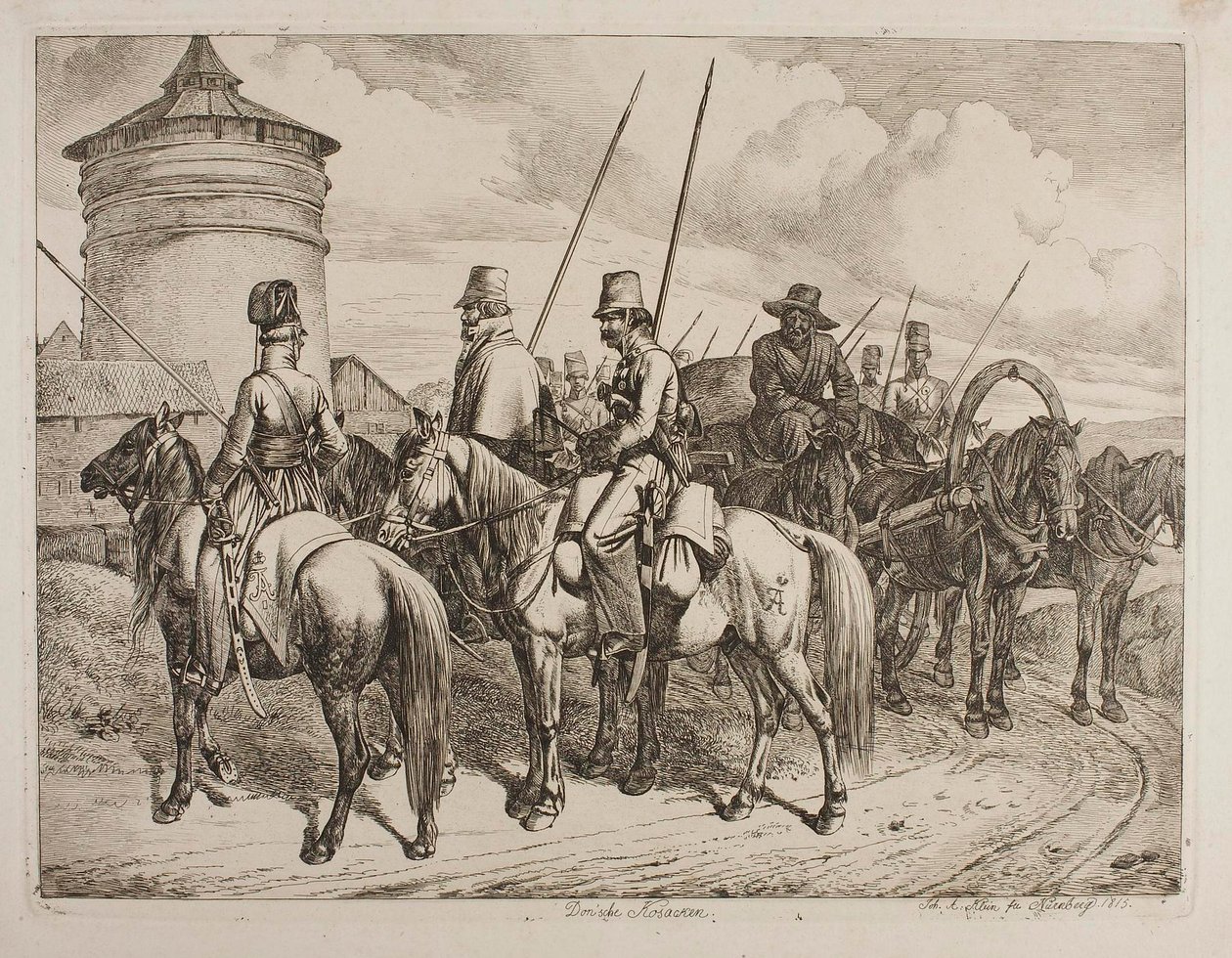 Los cosacos del Don de Johann Adam Klein