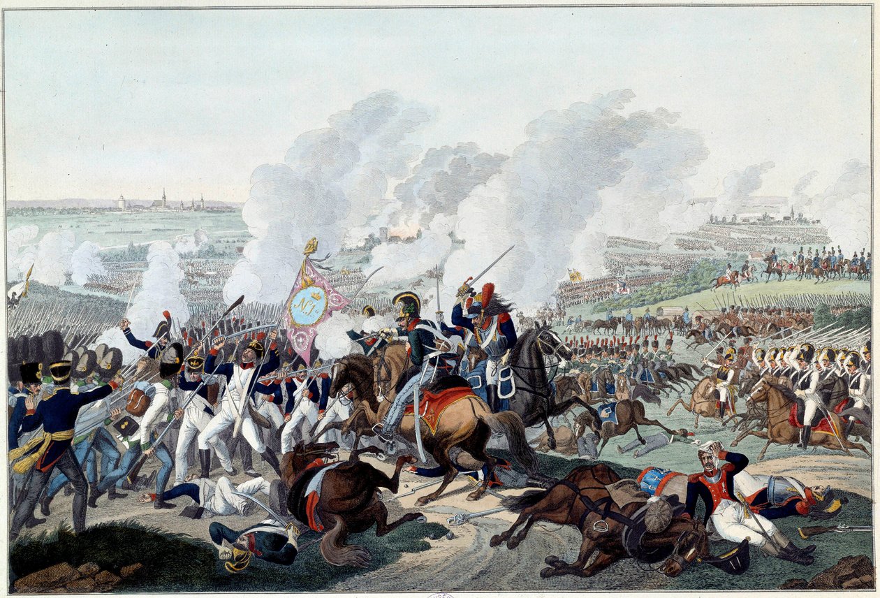 Primer Imperio: Batalla de Leipzig de Johann Adam Klein