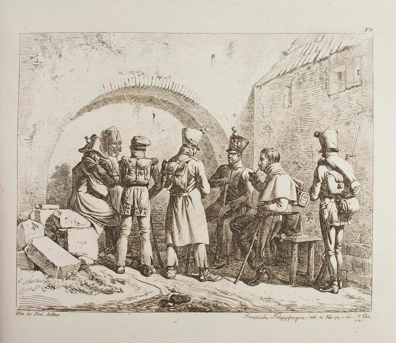 Prisioneros de guerra franceses de Johann Adam Klein