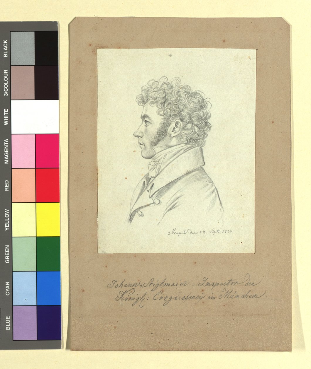 Johann Baptist Stiglmaier (1791-1844), fundidor de bronce, escultor, inspector de la Fundición Real de Múnich de Johann Adam Klein