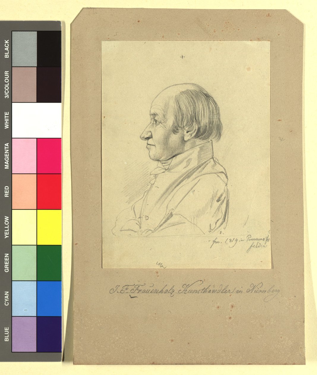 Johann Friedrich Frauenholz (1758-1822), marchante de arte en Núremberg de Johann Adam Klein