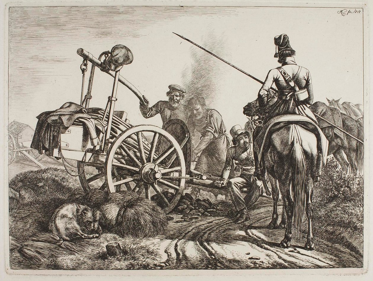 Fragua de campaña rusa de Johann Adam Klein