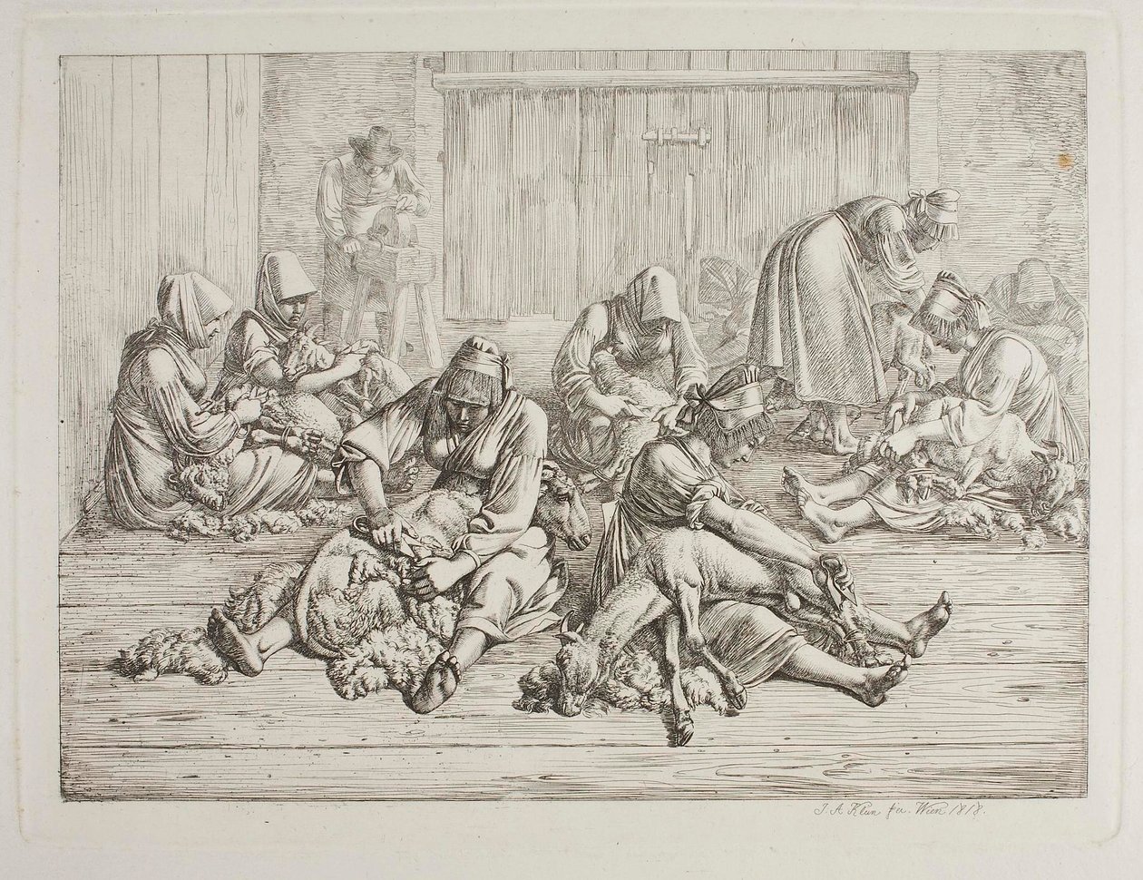 Esquila de ovejas de Johann Adam Klein