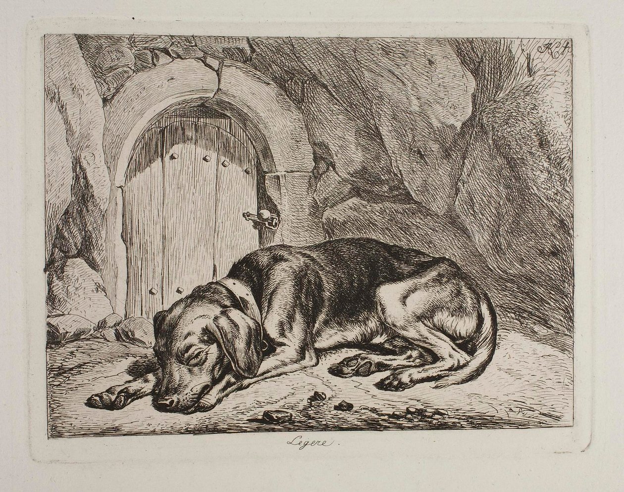 El perro Legere de Johann Adam Klein