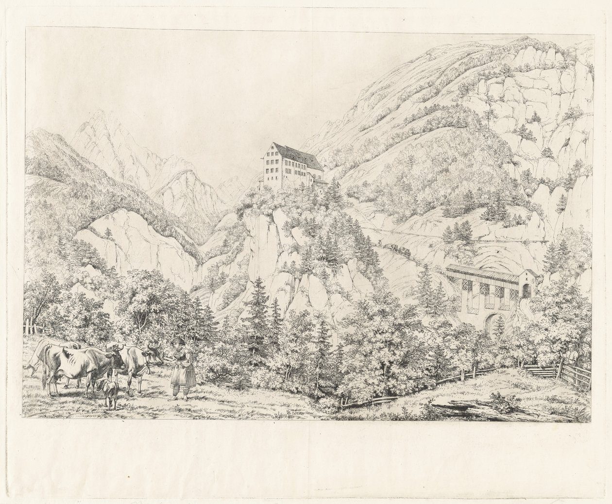 El Georgenberg, en el Tirol de Johann Adam Klein
