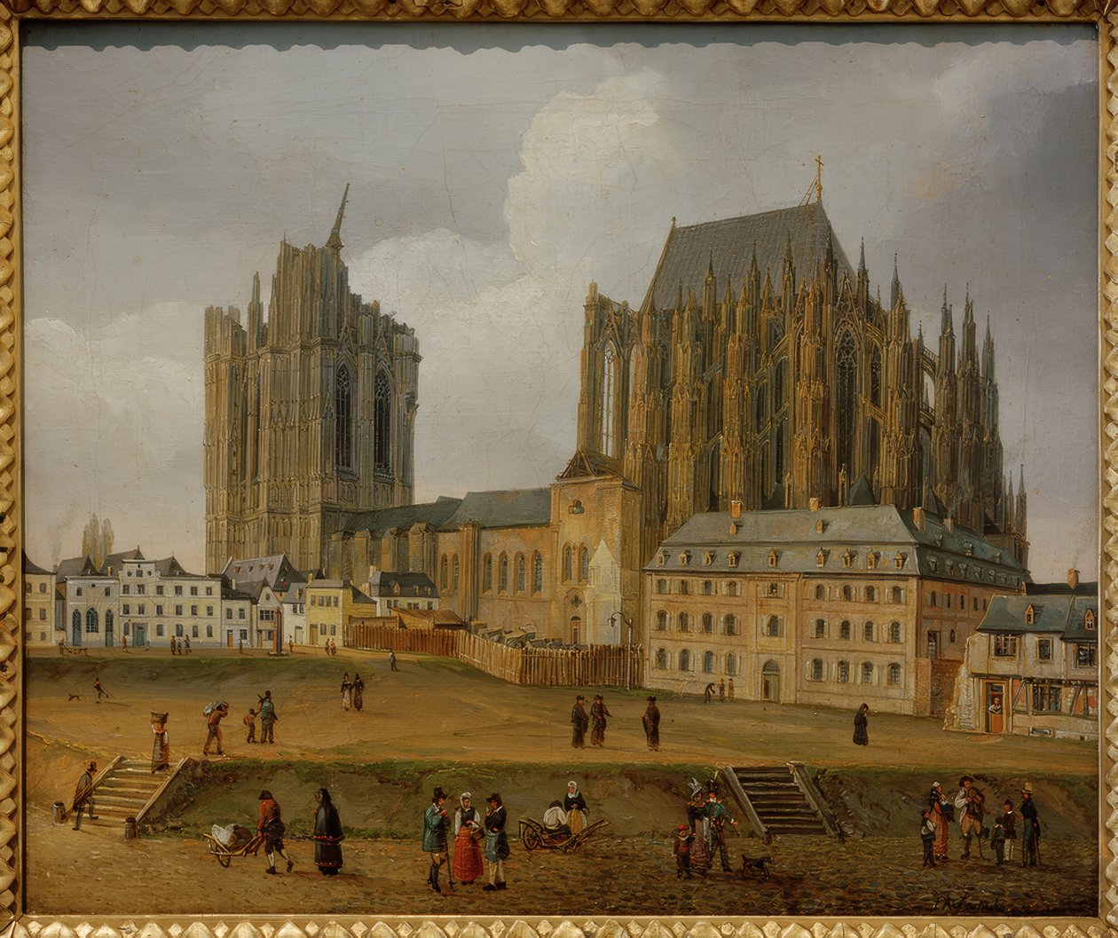 Catedral de Colonia desde el sureste de Johann Adolf Lasinsky