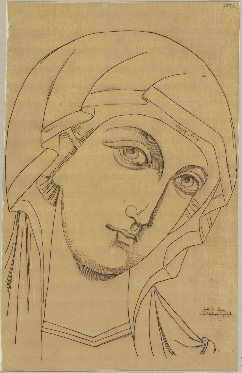 De: Colección de bocetos y dibujos preparatorios, volumen 3, hoja 97 de Johann Anton Ramboux