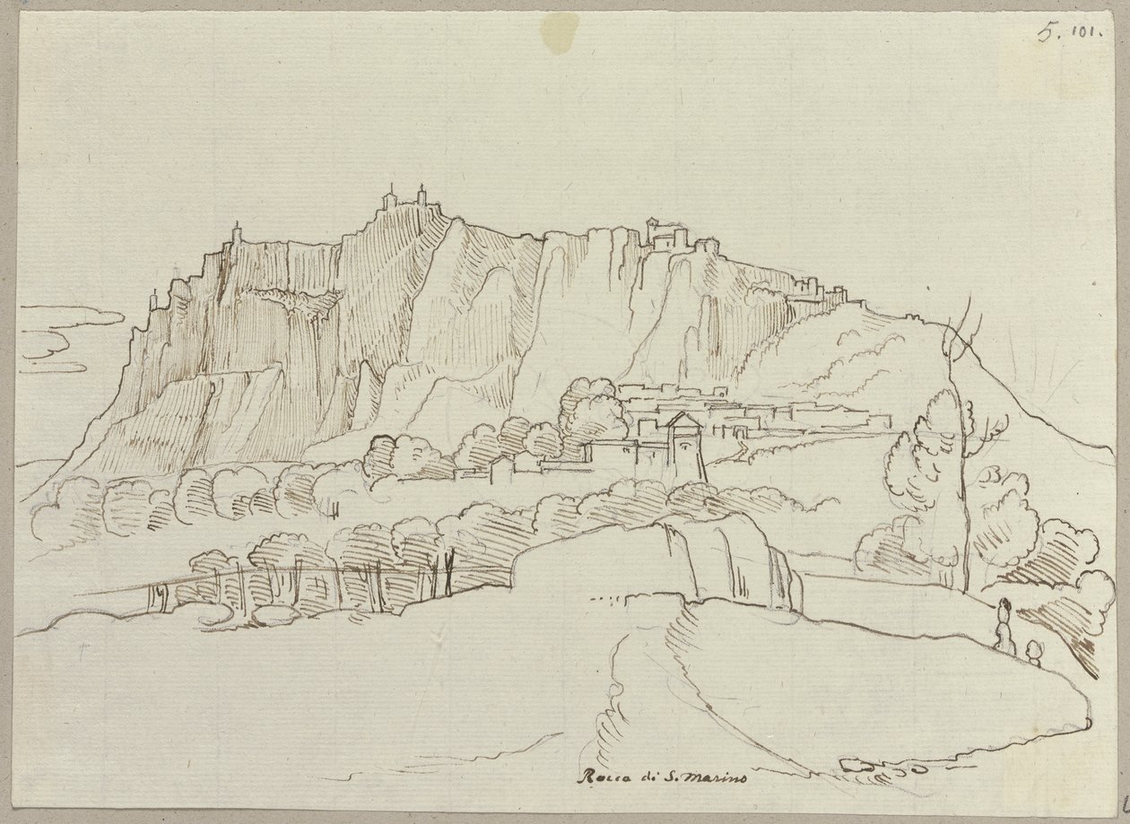 La República de San Marino de Johann Anton Ramboux