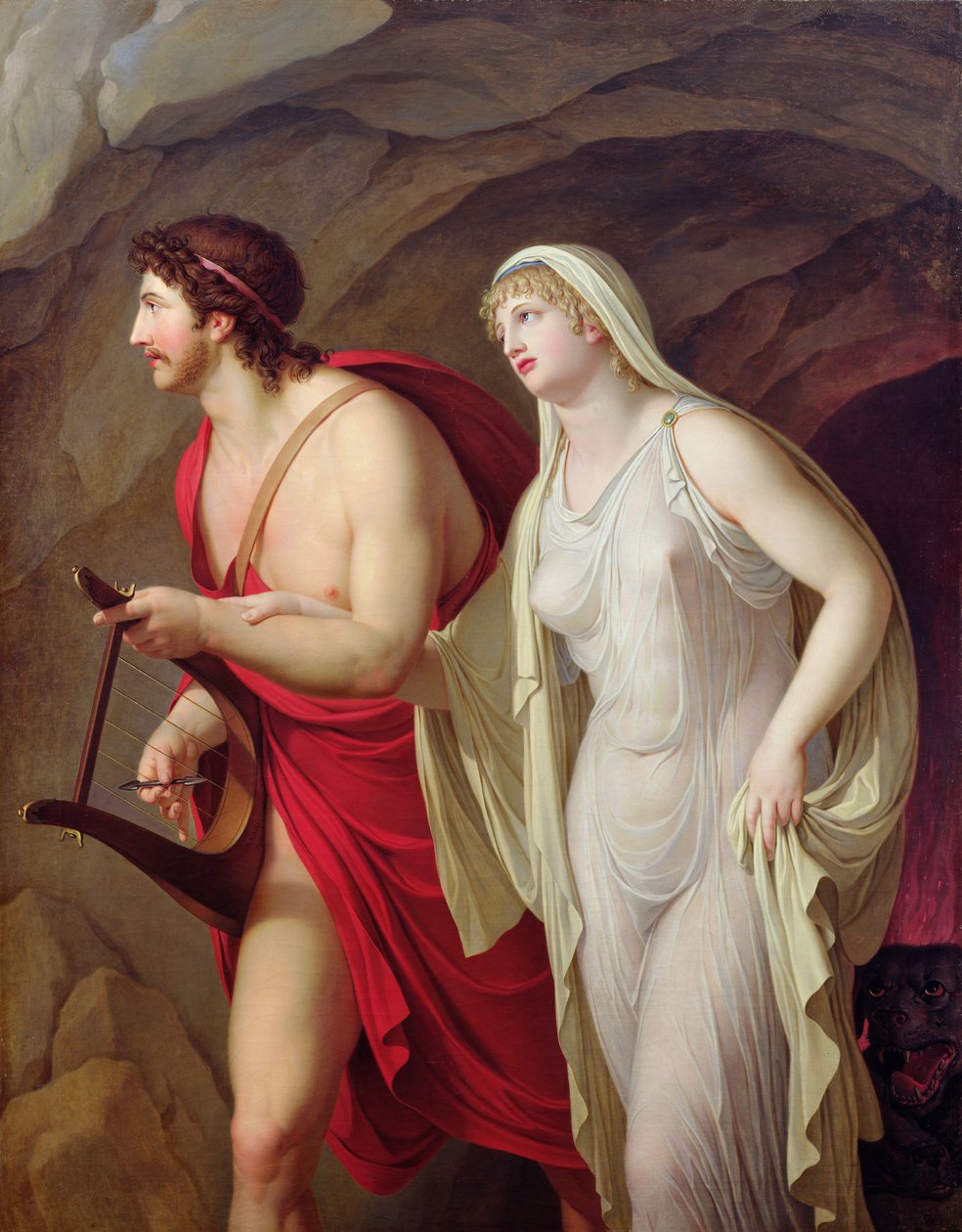 Orfeo y Eurídice de Johann August Nahl the Younger