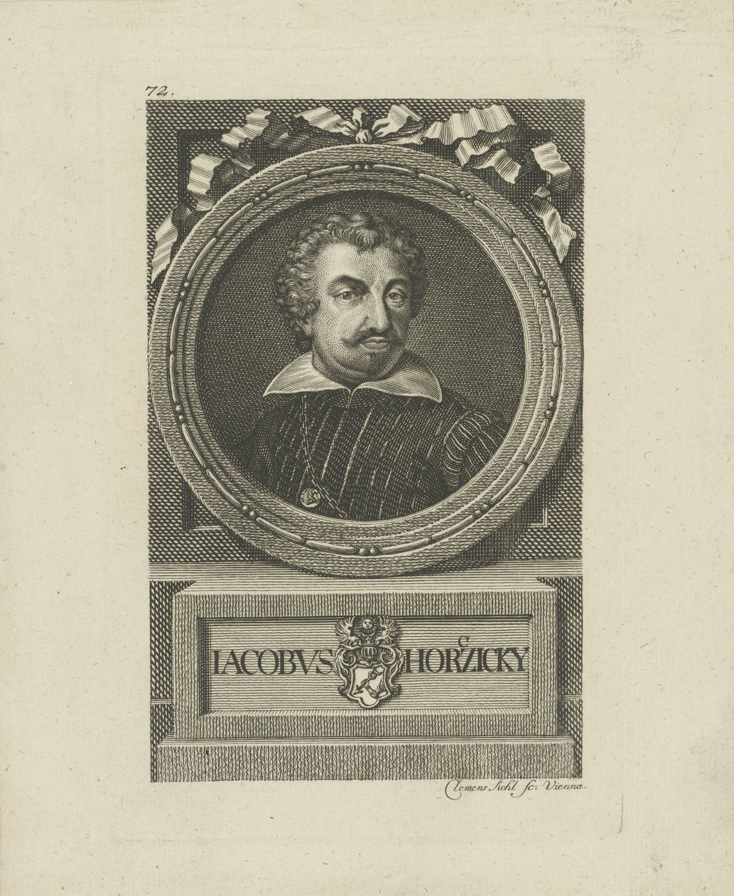 Retrato de Jakub Horcicky z Tepence 1575-1622 de Johann Balzer