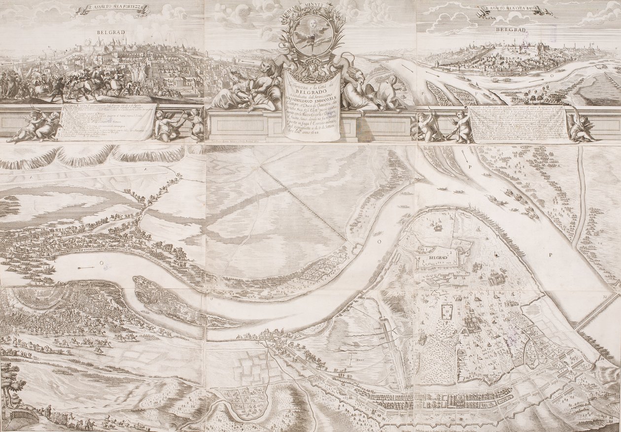 Fortaleza y ciudad de Belgrado de Johann Baptist Gumpp