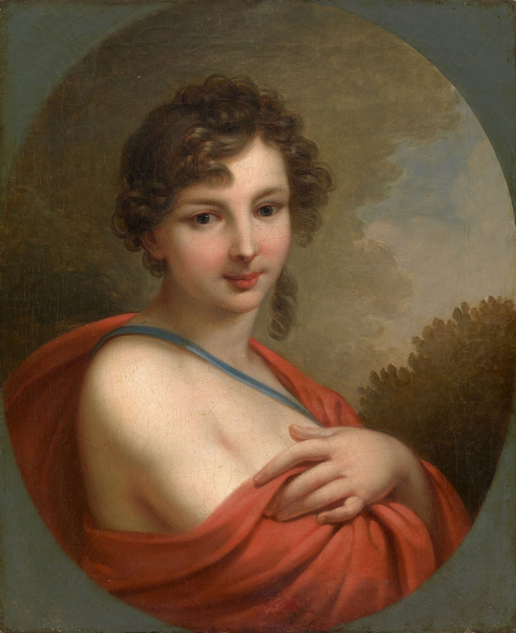 Retrato de Yelena Naryshkina 1785-1855, 1800 de Johann Baptist von Lampi the Elder