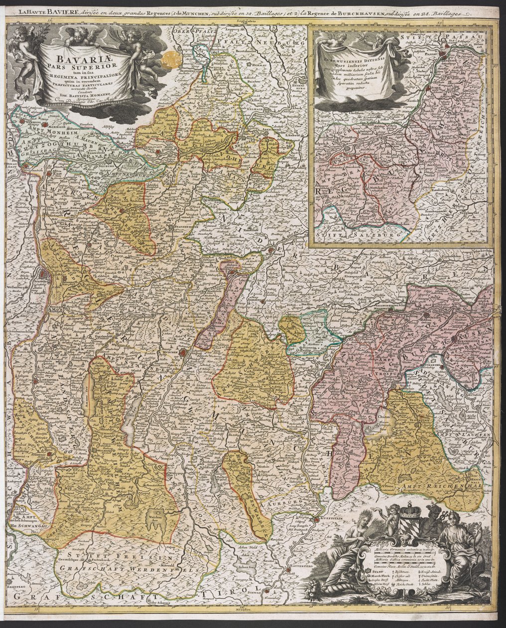 Mapa de Baviera, 