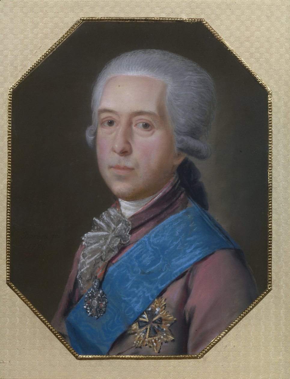 Retrato del General Conde Mikhail Mikhaylovich Golitsyn 1731-1806, 1786 de Johann Bardou