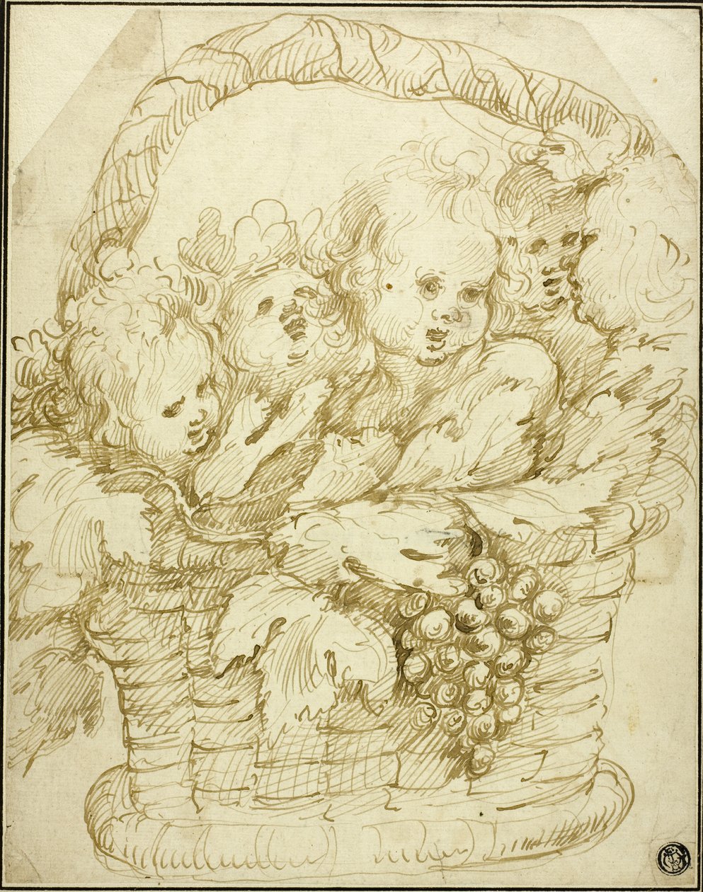 Cesta de Cupidos de Johann Boeckhorst