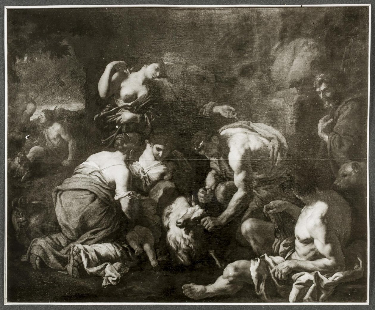 Júpiter Amamantado por la Cabra Amaltea de Johann Carl Loth