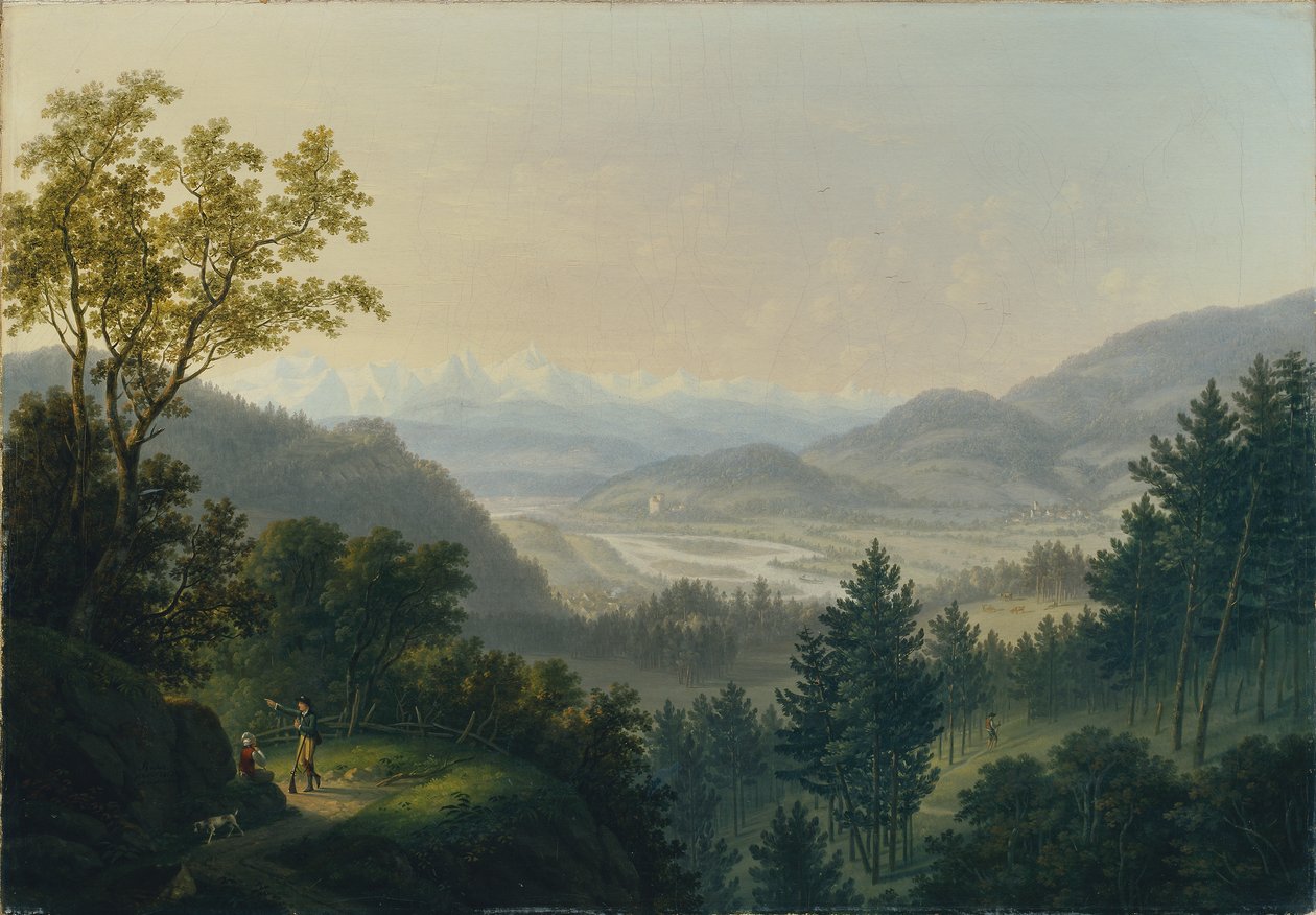 Entorno de las ruinas de los Habsburgo de Johann Caspar Rahn