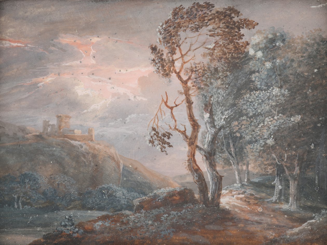 paisaje de Johann Christian Brand