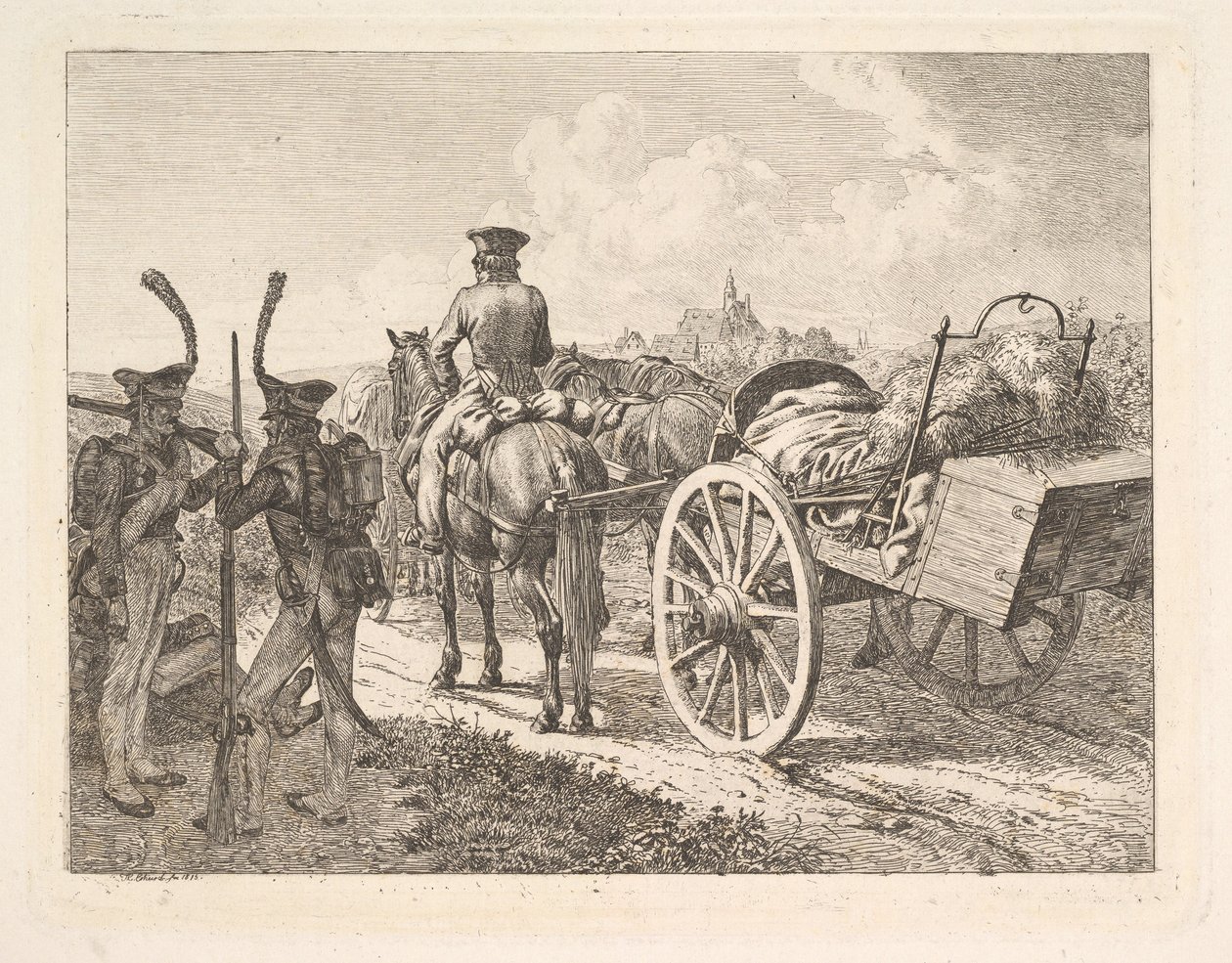 Una Forja Móvil Rusa de Johann Christian Erhard