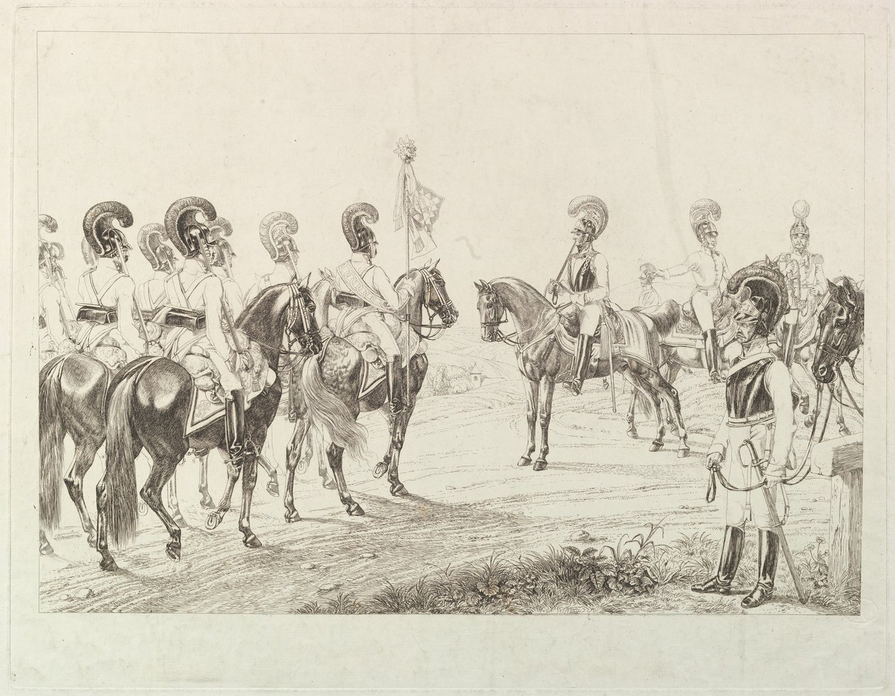 Coraceros austriacos de Johann Christian Erhard