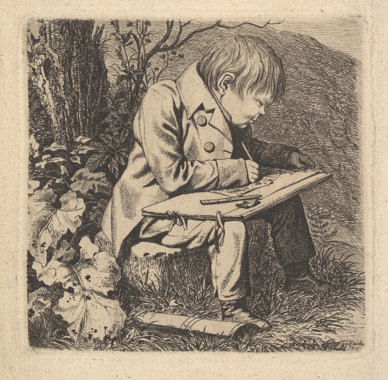 El artista Hoffman, 1815 de Johann Christian Erhard