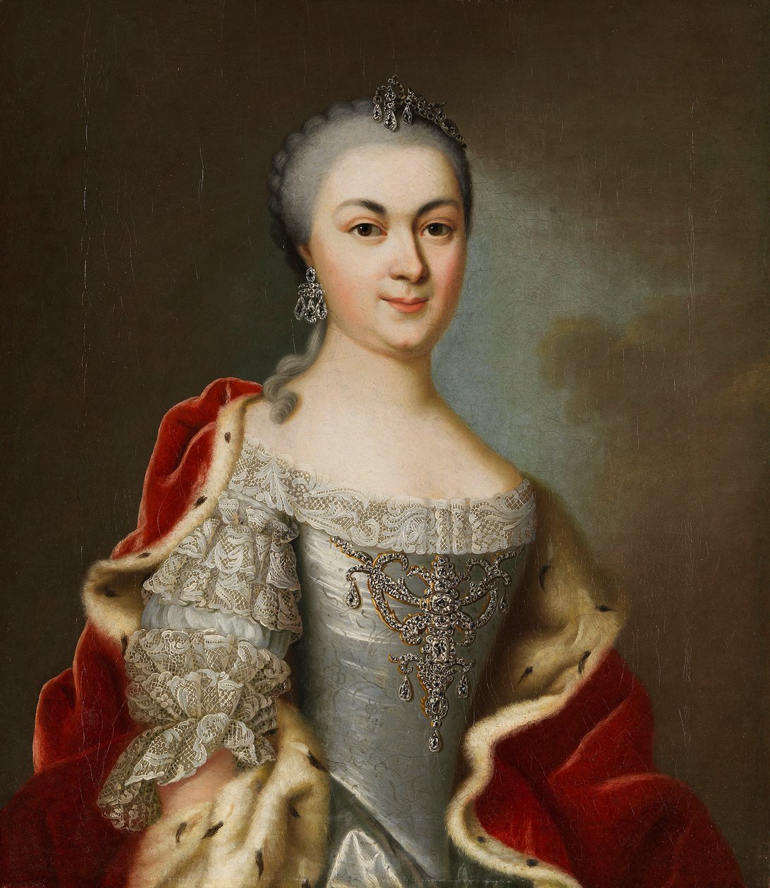Retrato de la princesa María Luisa Albertina de Hesse-Darmstadt, ca 1760 de Johann Christian Fiedler