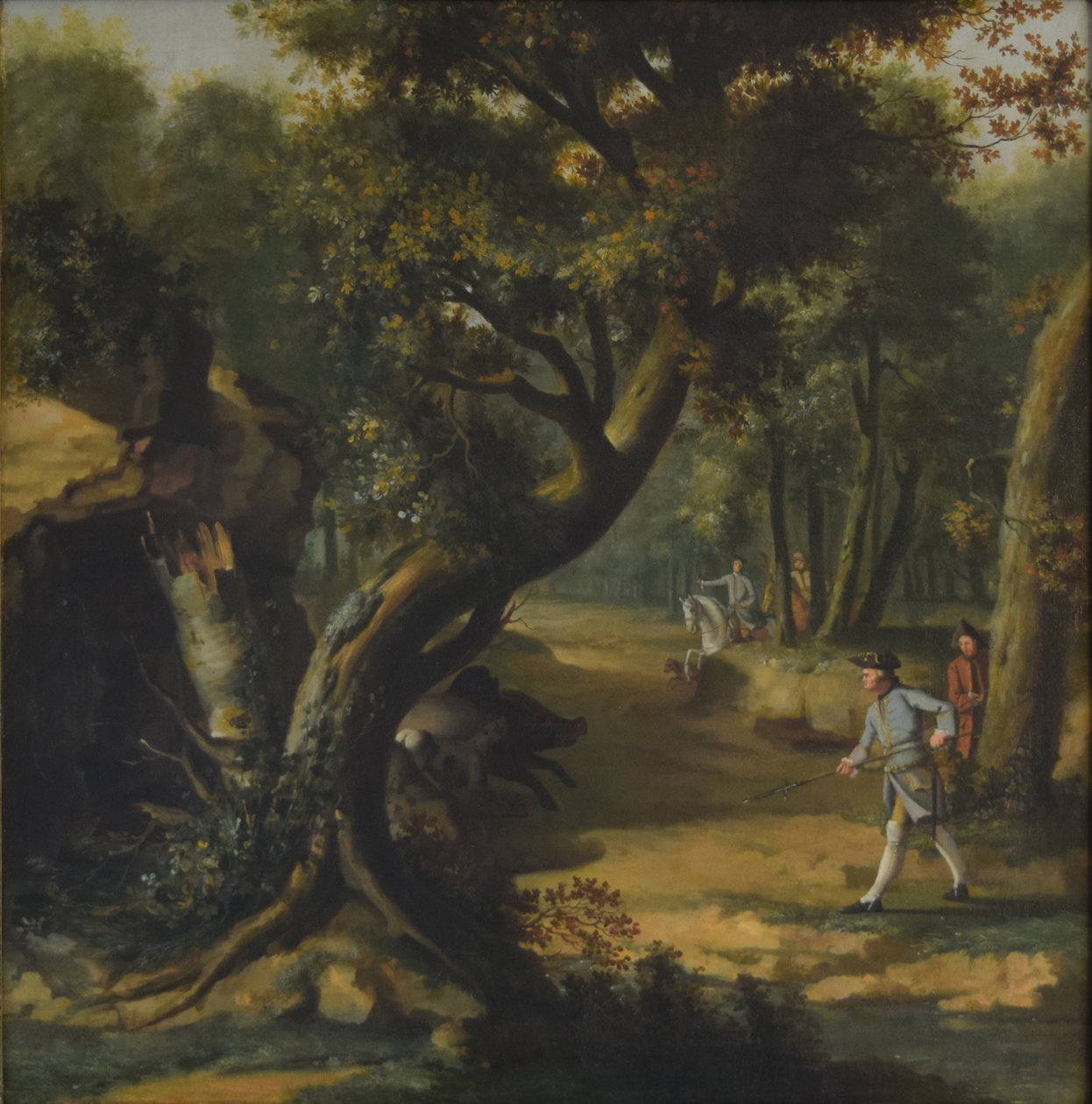 Caza del jabalí de Johann Christian Klengel