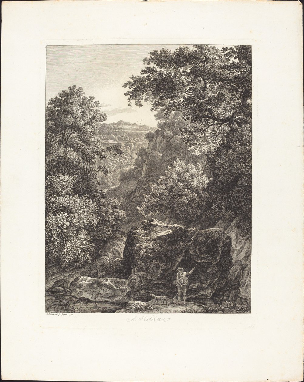 En Subiaco de Johann Christian Reinhart