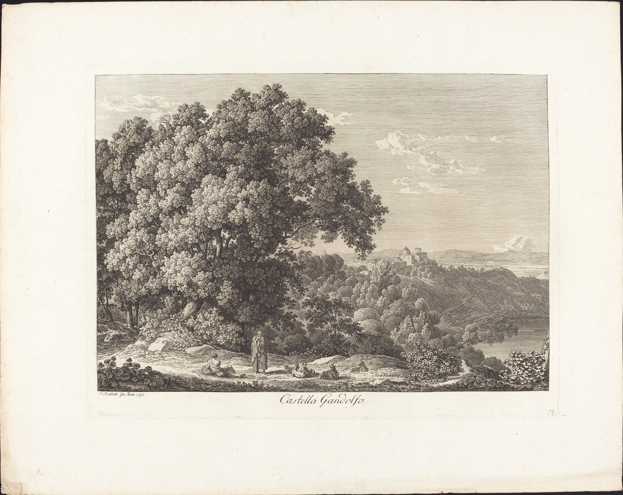 Castel Gandolfo de Johann Christian Reinhart