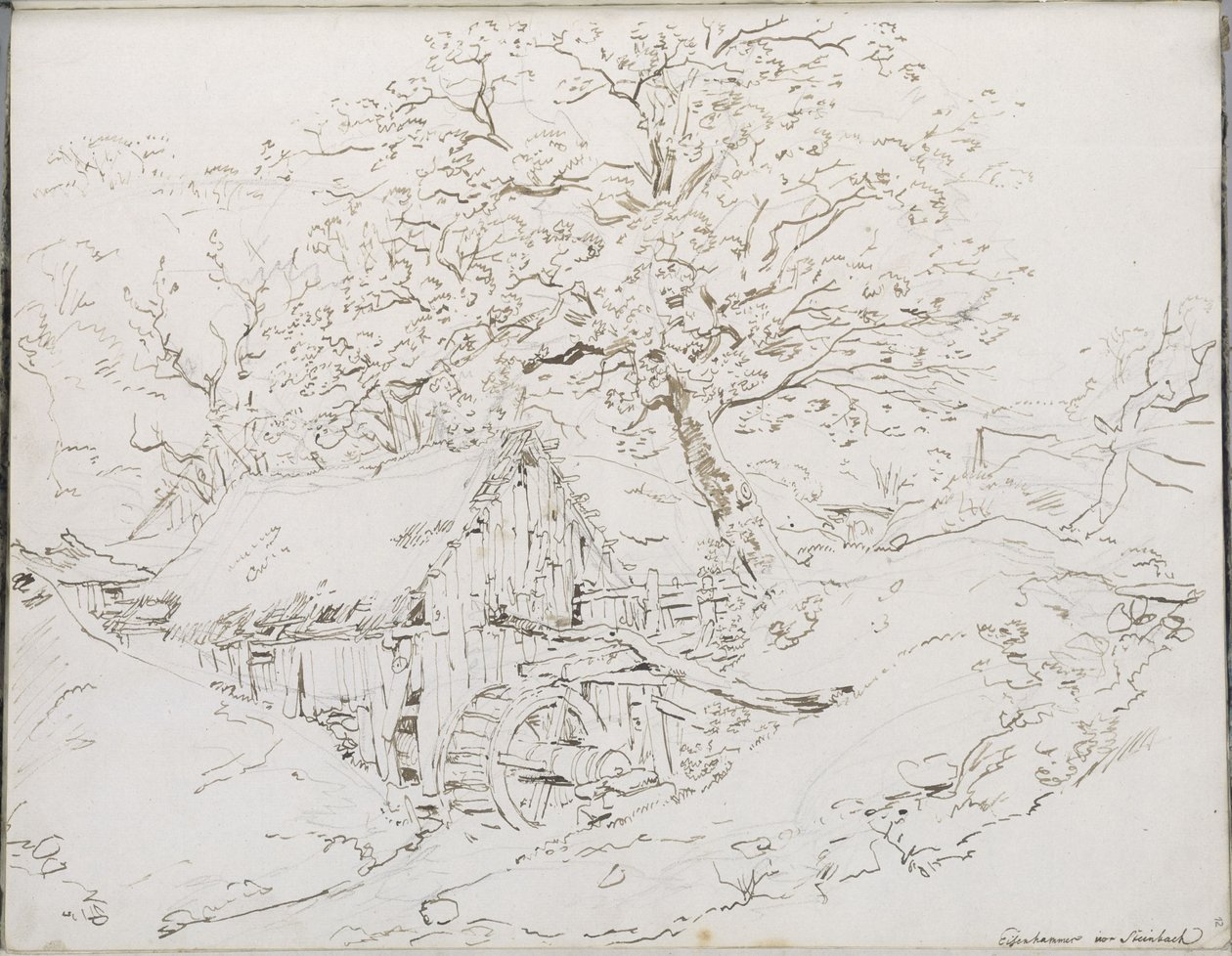 Martillo de hierro en Steinbach de Johann Christian Reinhart