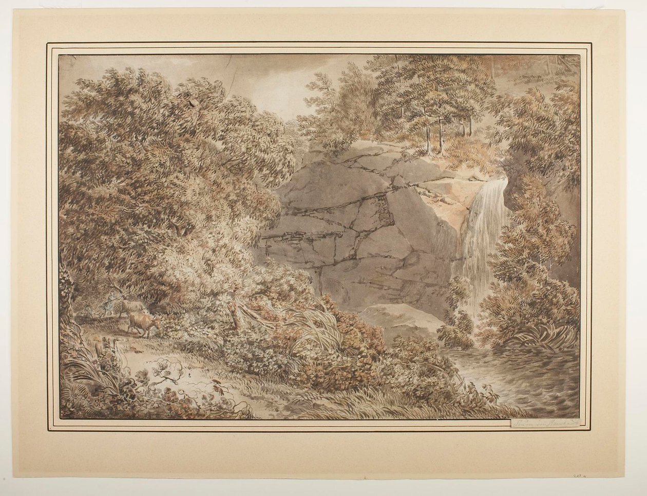 Paisaje de Johann Christian Reinhart